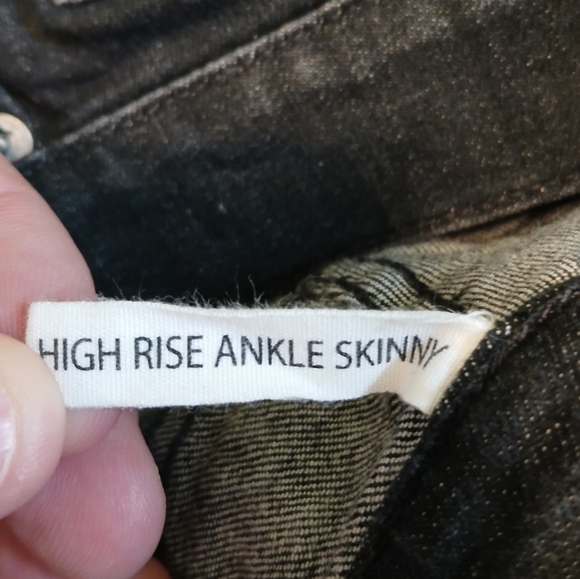 Rag & Bone High-Rise Ankle Skinny Jeans Women's Size 29 - Picture 3 of 5